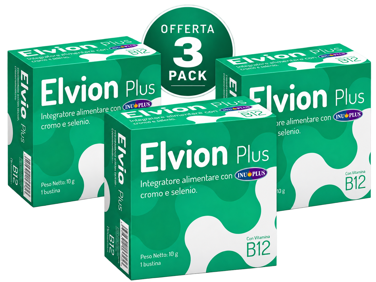 Offerta tre bustine di Elvion Plus